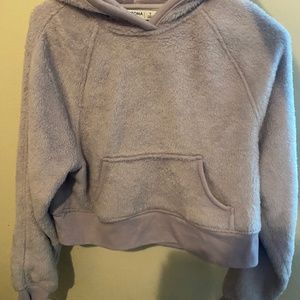 Purple Lilac Fuzzy Hoodie (Women’s Small “Arizona”)